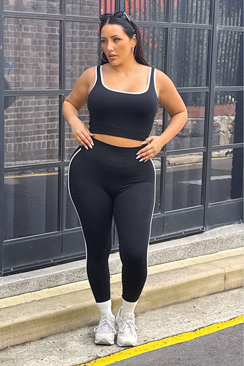 Workout Clothes Plus Size Boutique Lazada Plus Size High Waisted