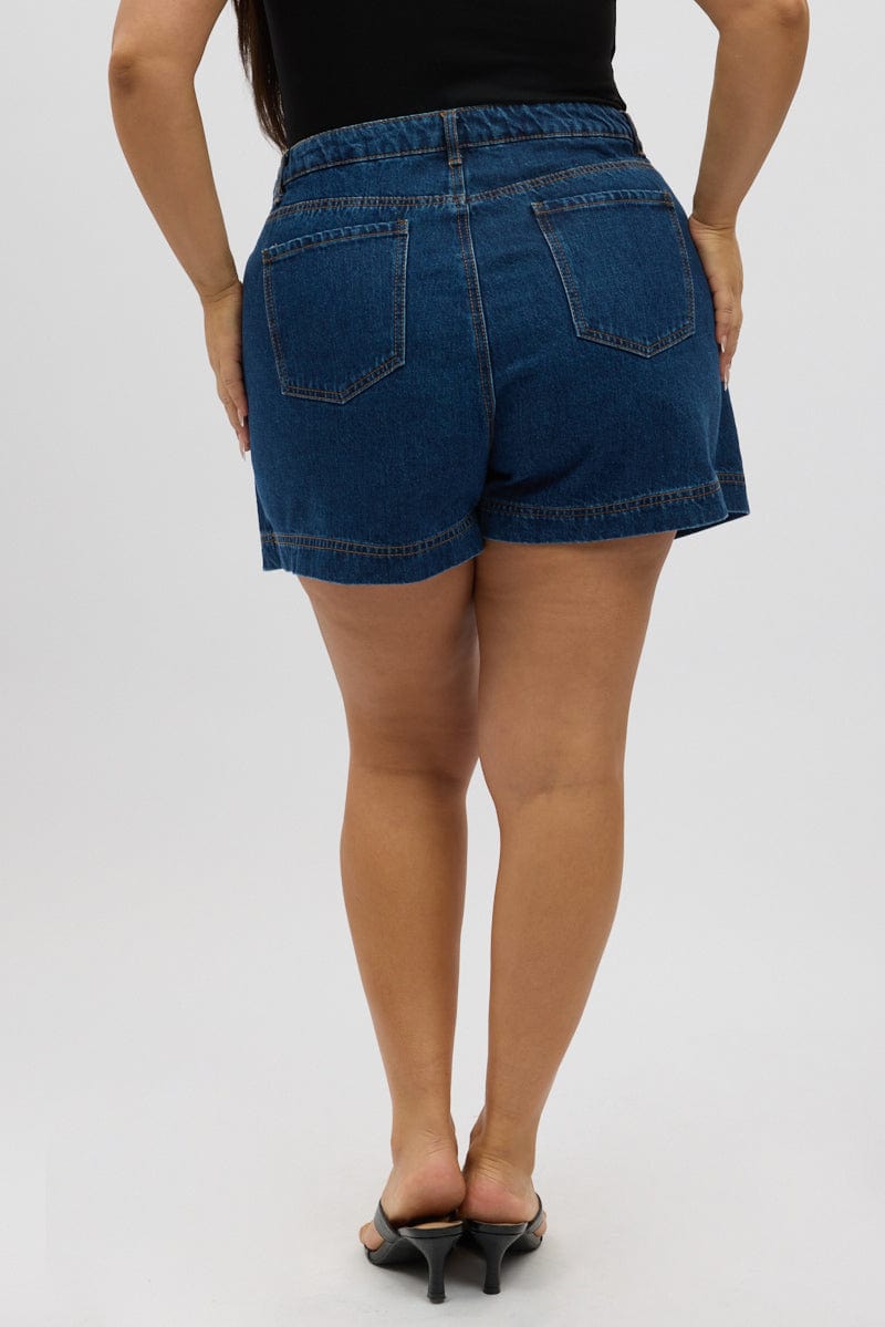 Denim Denim Skorts High rise for YouandAll Fashion