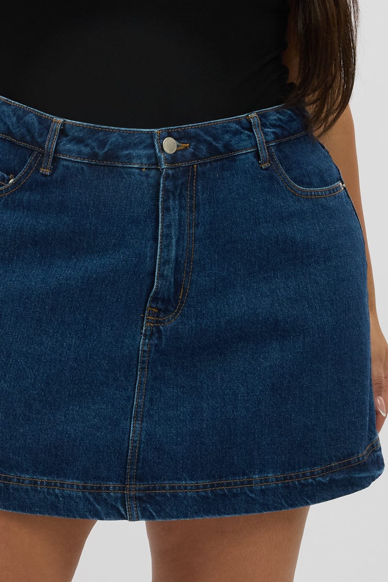 Denim Denim Skorts High rise for YouandAll Fashion