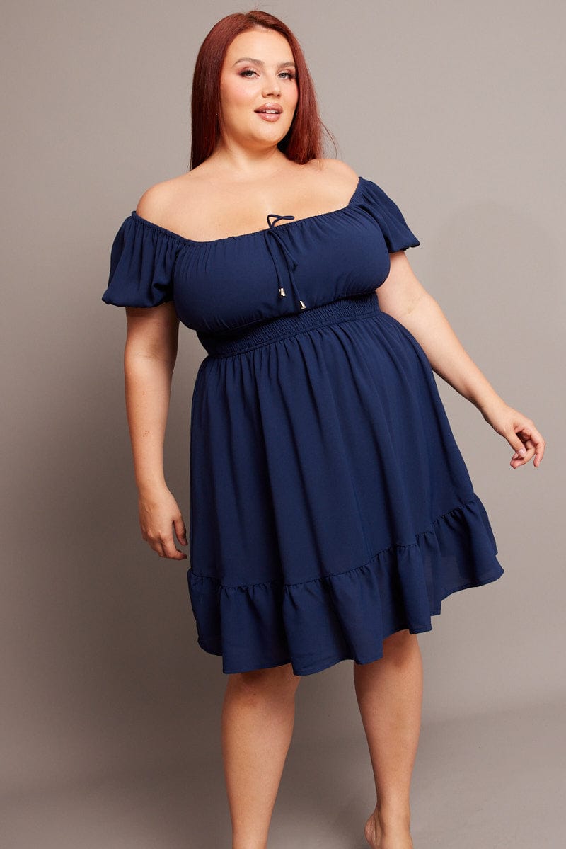 Denim Gathered Bust Tie Front Shirred Waist Minidress | You & All Denim Gathered Bust Tie Front Shirred Waist Minidress | You & All