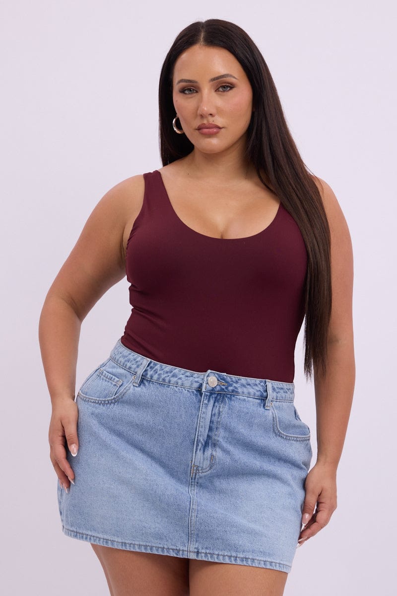 Denim Superfade Pocket Mini Skirt You All