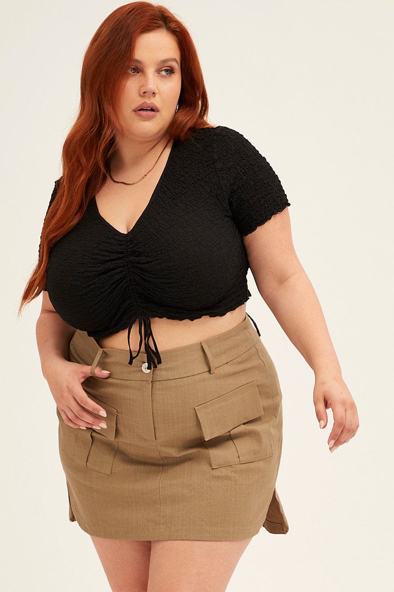 Cargo Mini Skirt Outfit Cargo Skirt Plus Cargo Skirt Khaki Skirt