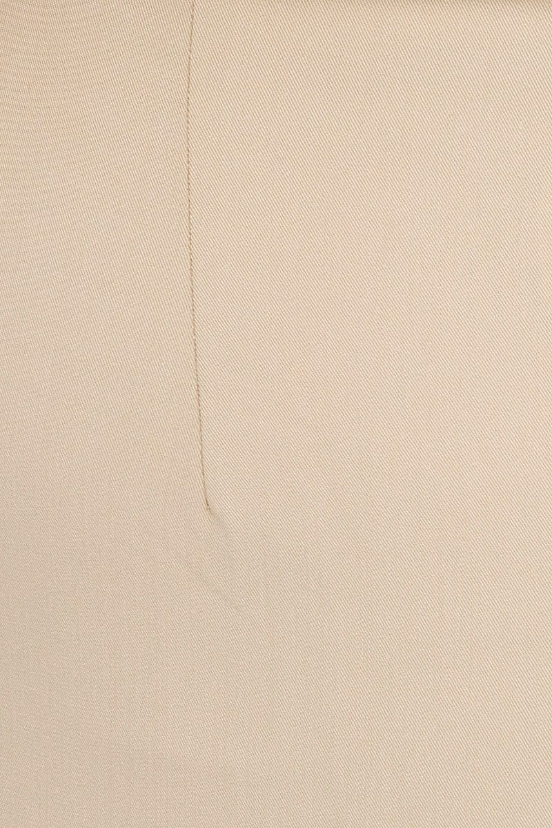 Beige Wide Leg Pants Tailored for YouandAll Fashion