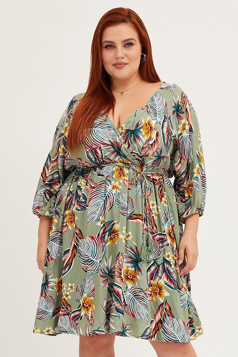 plus size v neck skater dress Yours London Women's Plus Size White & Blue Floral Vneck Skater Dress Size 12