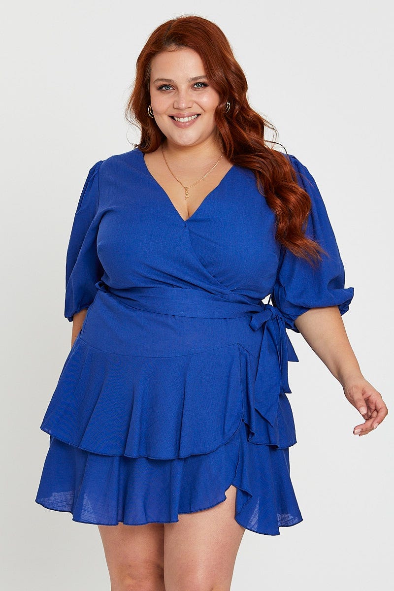 plus size v neck skater dress SCOMCHIC Women's Plus Size Black Dress Summer Short Sleeve Deep V Neck Wrap Mini Short Dress XL at Amazon Women's Clothing store