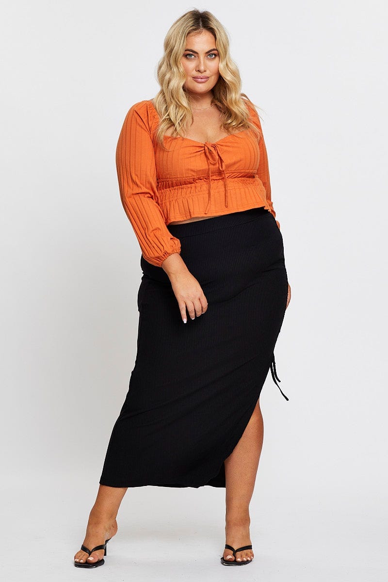 Plus Size Midi Skirt Outfits Midi Skirts Plus Size Black Satin