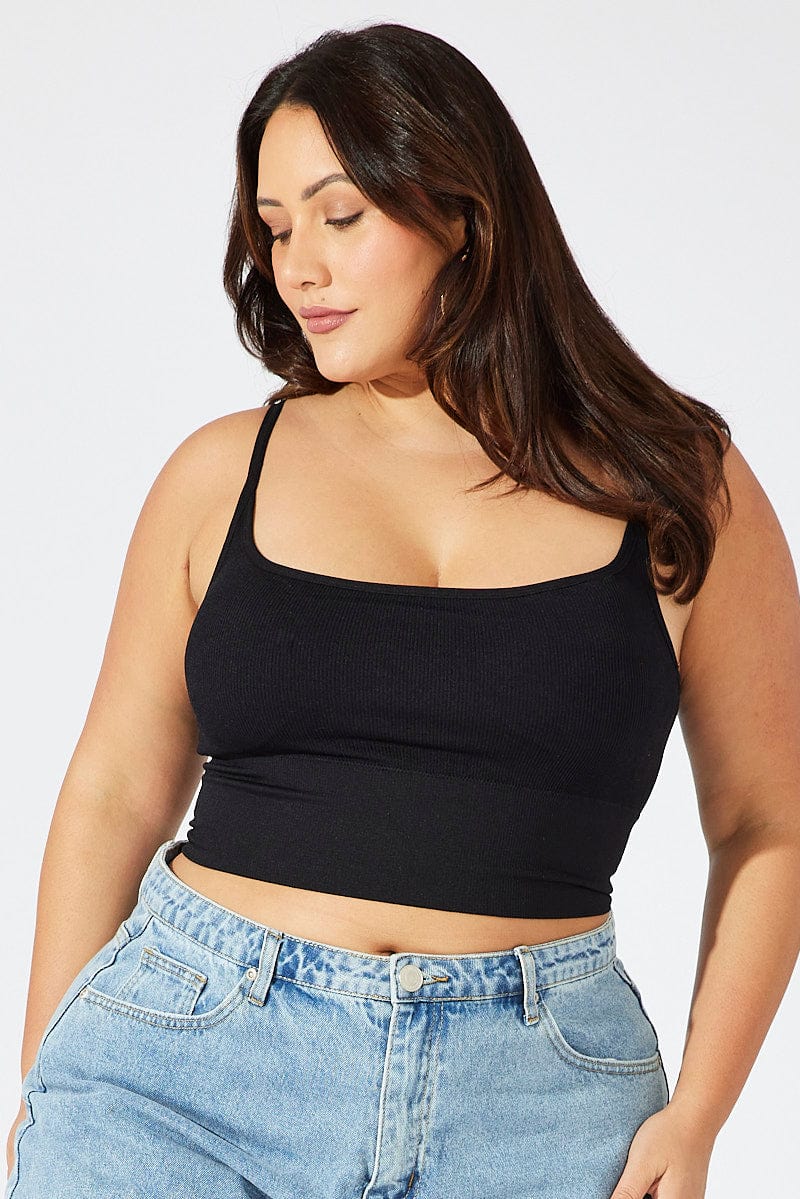 Top Plus Less Plus Size Basic Tops | Crop Tops, Tanks, Shirts | You & All