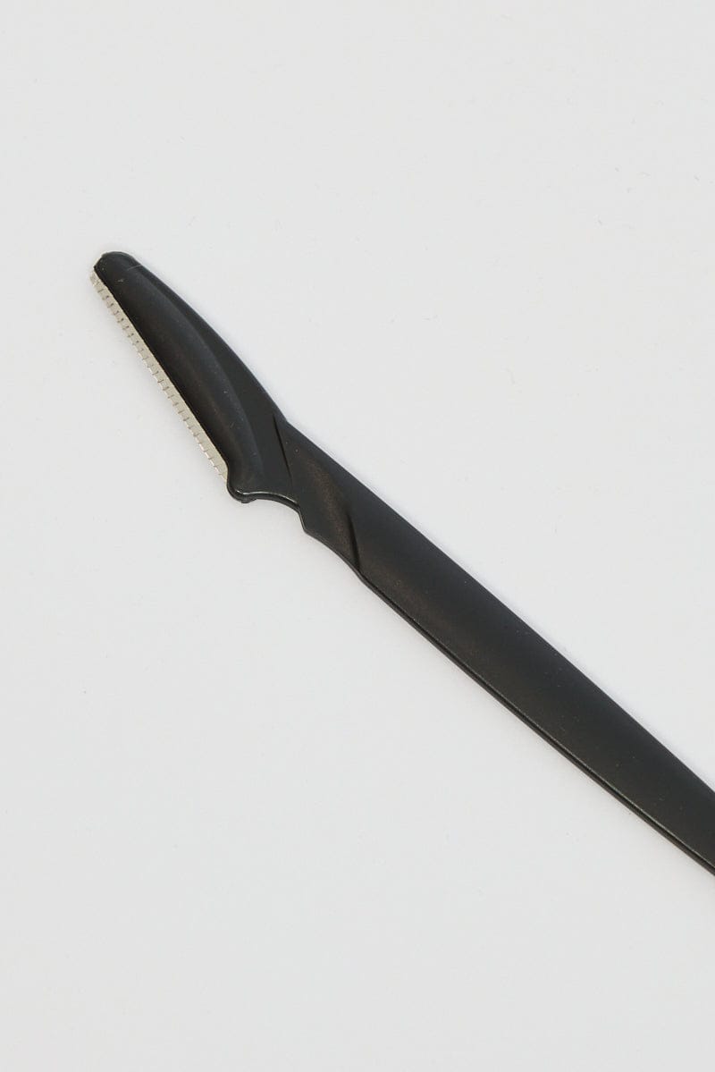 Black 12 Pk Portable Eyebrow Razor Trimmer