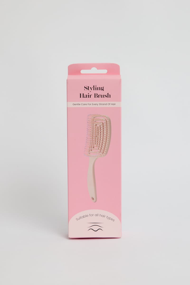 Pink Styling Hair Brush