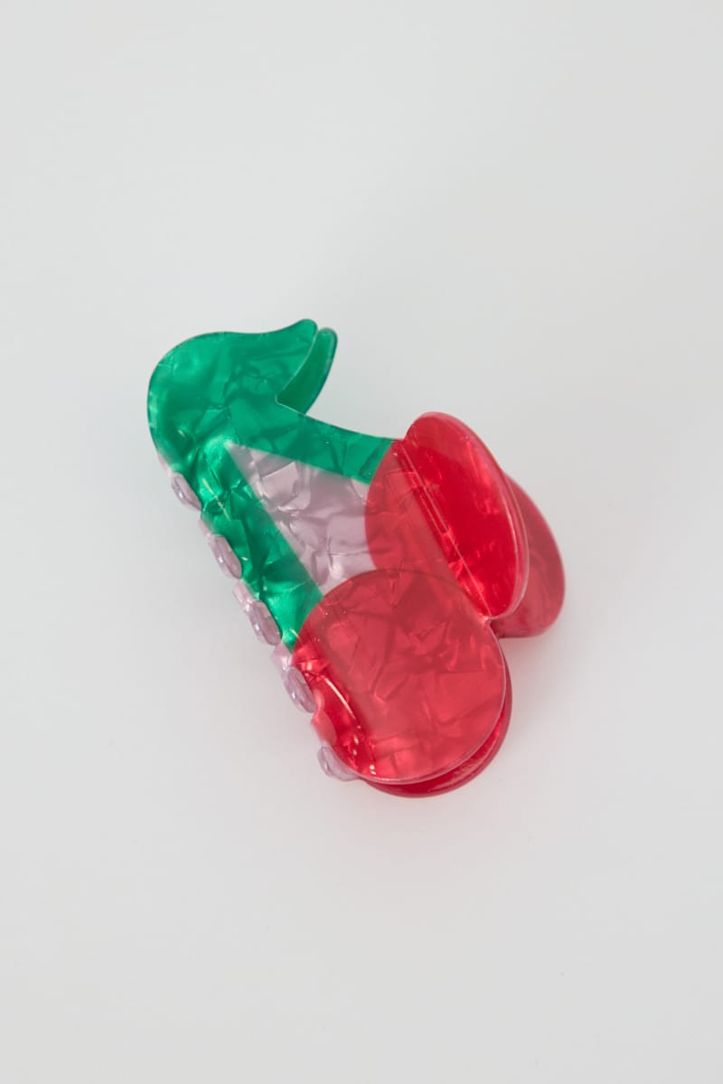 Red Cherry Hair Claw Clip
