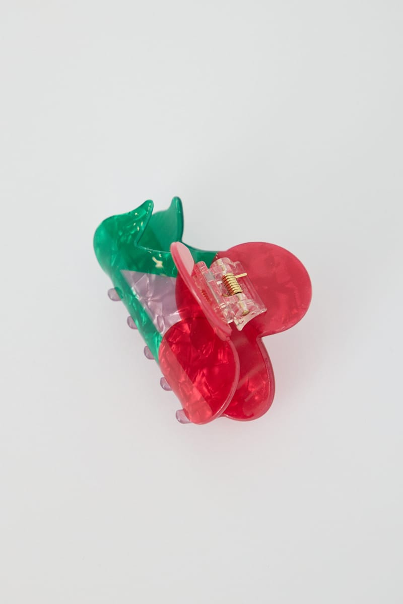 Red Cherry Hair Claw Clip