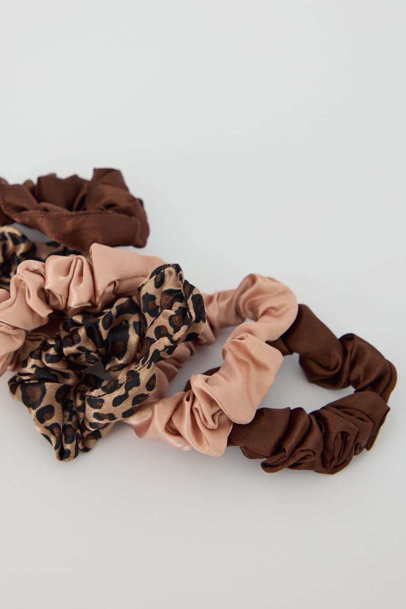 Multi Colour Nyla-rose Best Of My Love 6 Pack Scrunchies