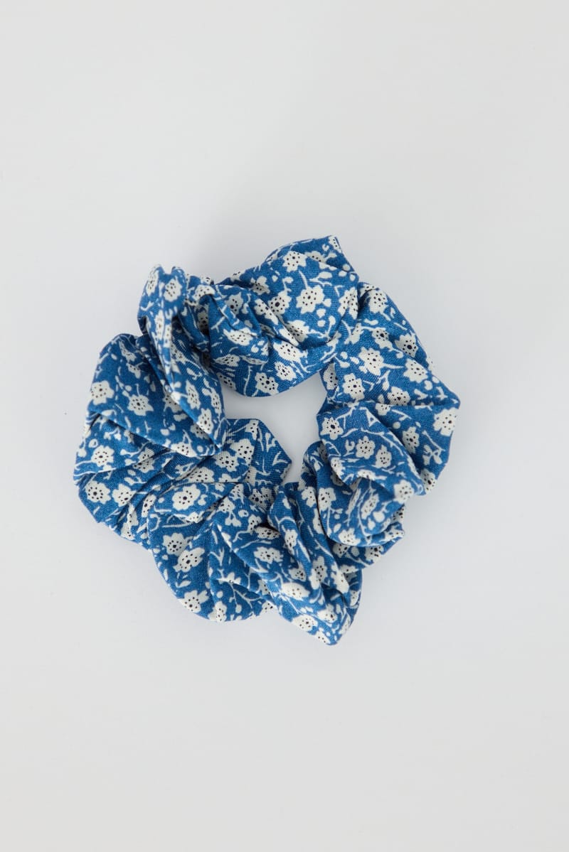 Floral Print Sustainable Scrunchies