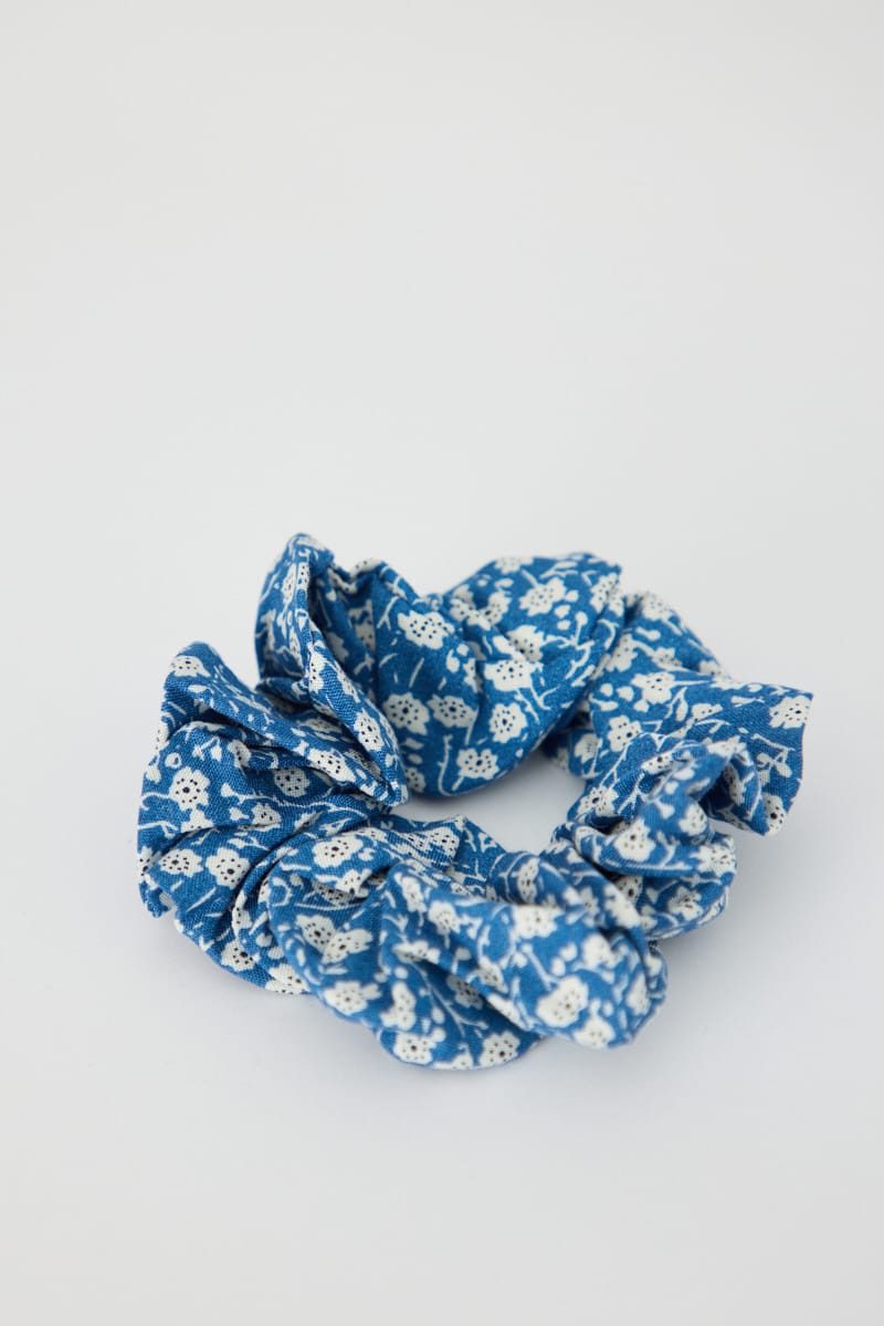 Floral Print Sustainable Scrunchies