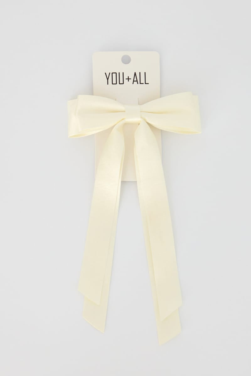 White Hair Bow