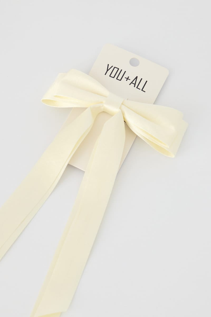 White Hair Bow