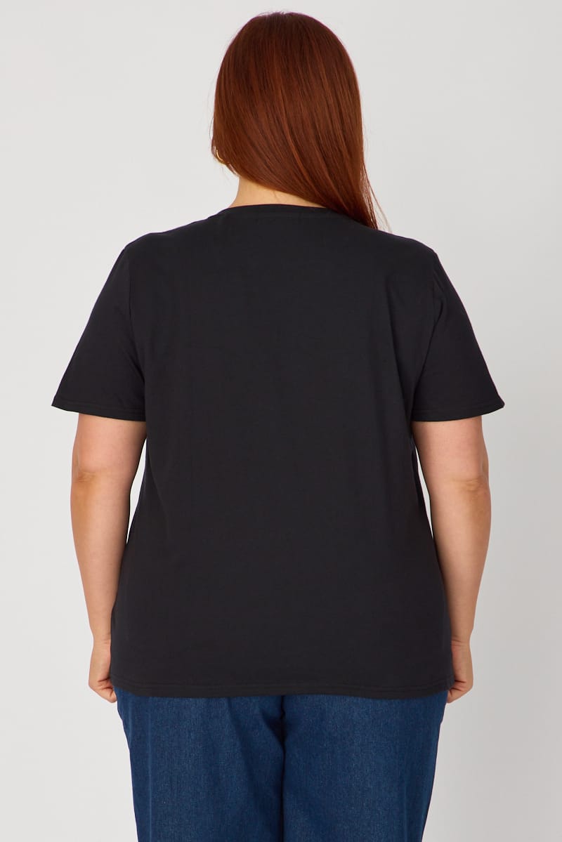 Black Unbothered Graphic T-Shirt