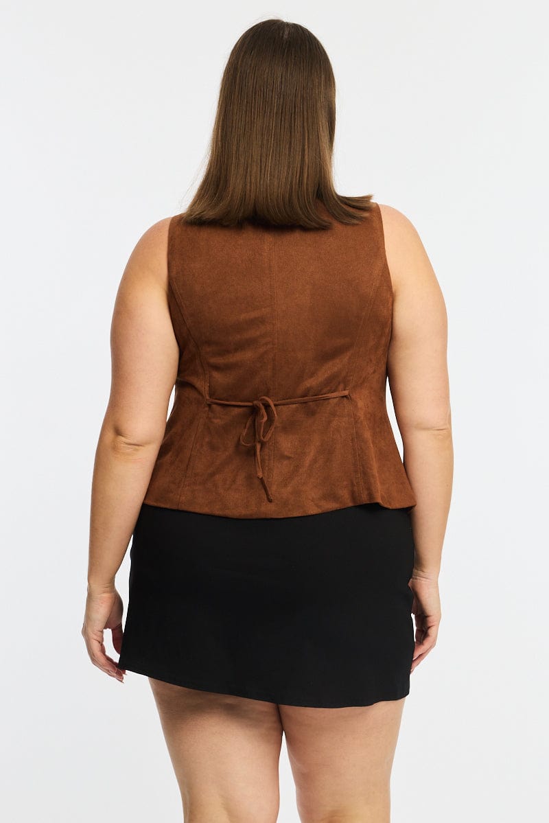 Black Bengaline Mini Skirt Skorts