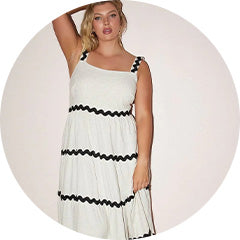 Shop Linen Dresses at You and All Curvy Plus Size