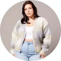 Shop Cardigans at You and All Curvy Plus Size 