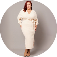 Shop Knit Dresses at You and All Curvy Plus Size 