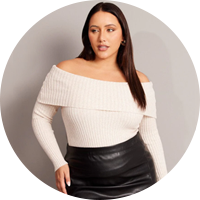 Shop Knit Tops at You and All Curvy Plus Size 