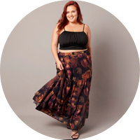 Shop Maxi Skirts at You and All Curvy Plus Size 