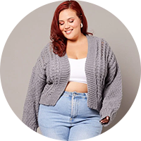 Shop Online Exclusive Knitwear at You and All Curvy Plus Size 