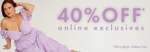 40% Off Online Exclusives* at You And All Curve Plus Size