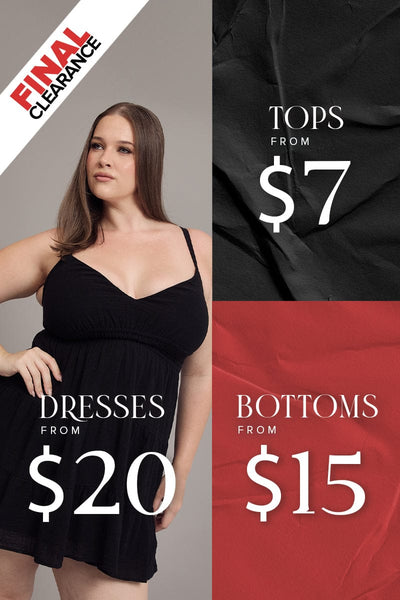Final Clearance SALE* at You And All Curve Plus Size