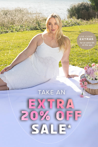 Take An Extra 20% OFF SALE at You and All Curvy Plus Size Dresses, Tops, Skirts, Denim, Knitwear, Outerwear