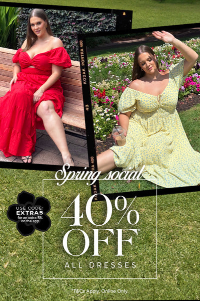 40% OFF All Dresses at You and All Curvy Plus Size Dresses, Tops, Skirts, Denim, Knitwear, Outerwear