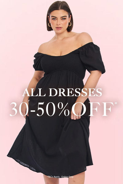 30-50% Off Dresses* at You And All Curve Plus Size