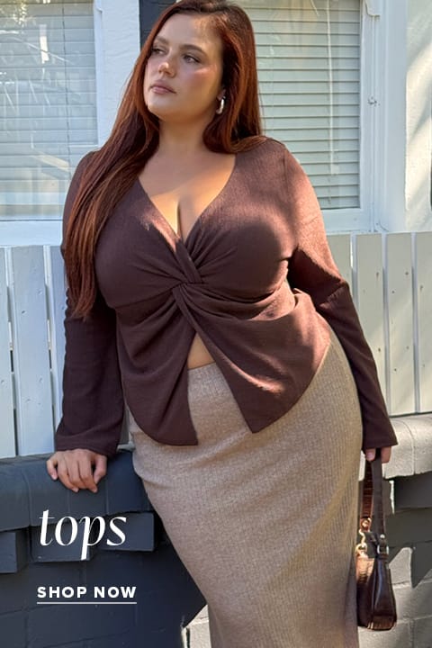 Shop Tops at You And All Curve Plus Size