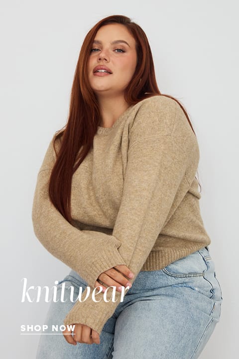Shop Knitwear at You And All Curve Plus Size