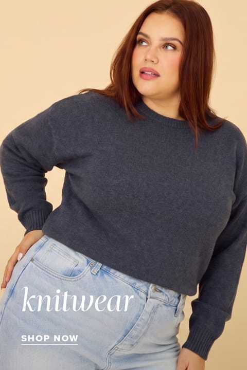 Shop Knitwear at You And All Curve Plus Size