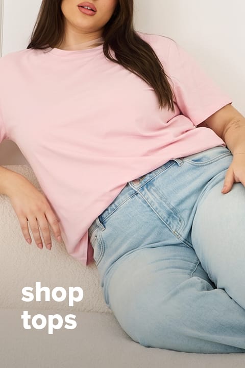 Shop New In Tops at You And All Curve Plus Size