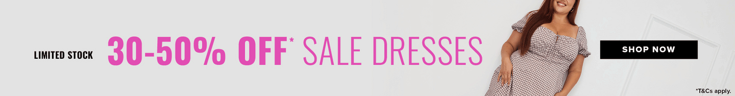 Shop 30% OFF SALE DRESSES* at You And All Curve Plus Size