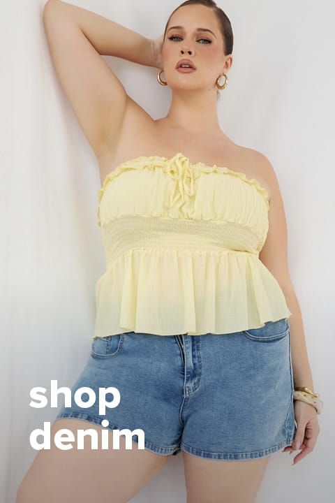 Shop Denim at You And All Curve Plus Size