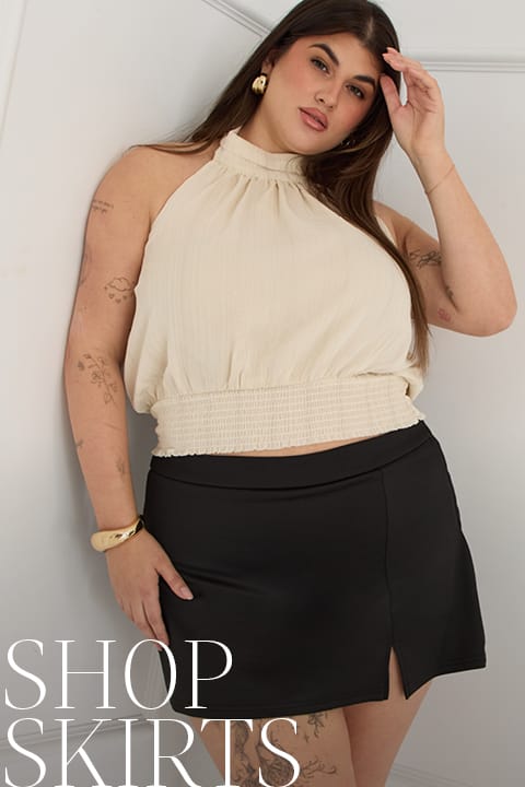 Shop Skirts at You And All Curve Plus Size