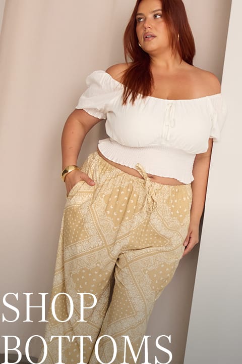 Shop Bottoms at You And All Curve Plus Size