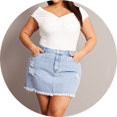 Shop Best Selling Skirts at You and All Curvy Plus Size 