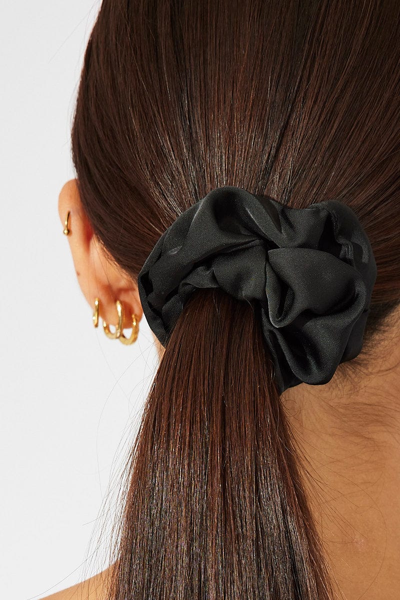 Black Scrunchies for YouandAll Fashion