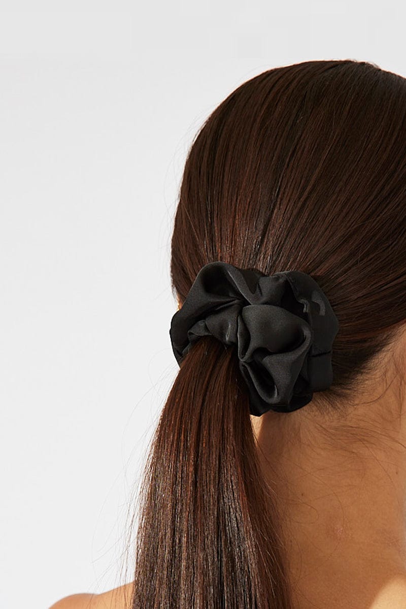 Black Scrunchies for YouandAll Fashion