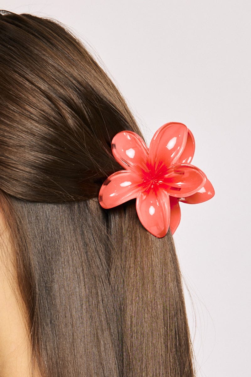 Red Oversized Gingham Scrunchie Frill for YouandAll Fashion