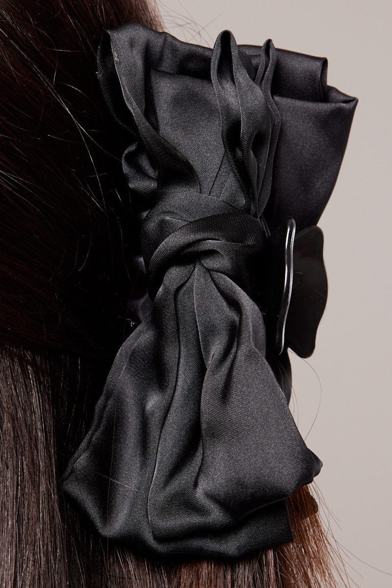 Black Bow Claw Clip for YouandAll Fashion