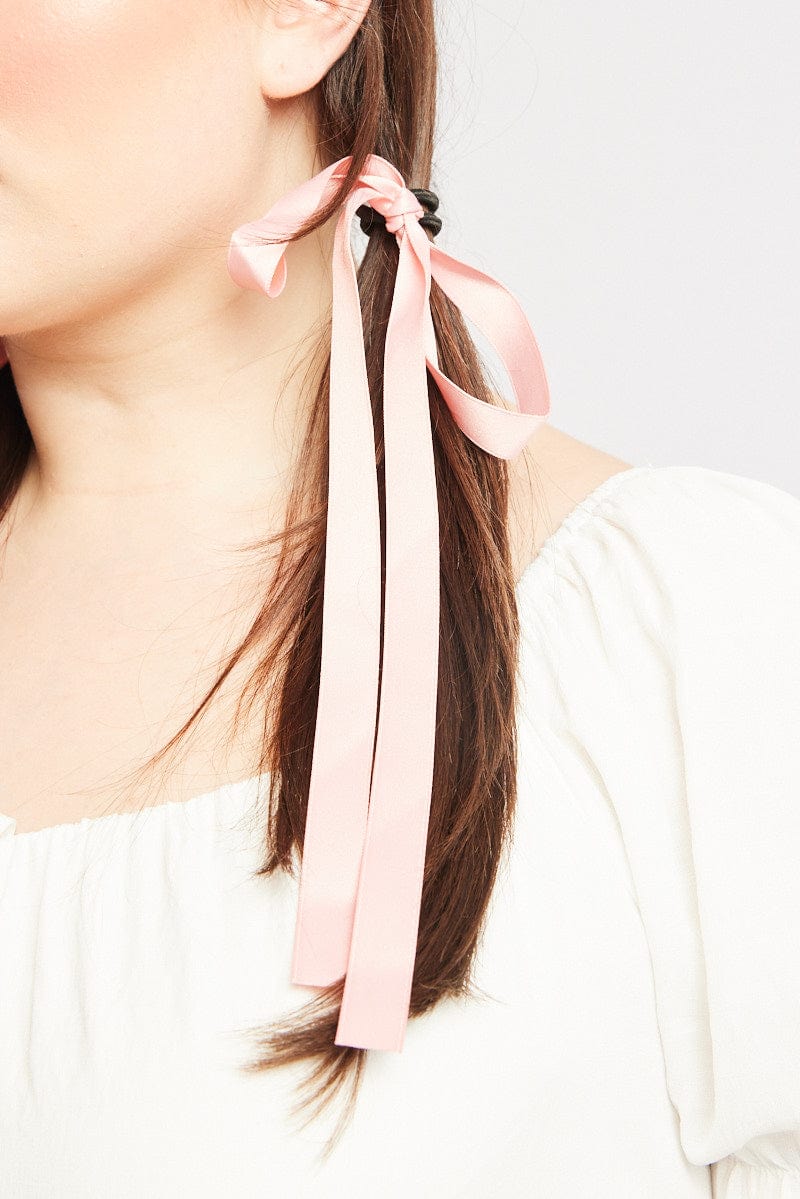 Pink 2 Pack Hair Bows for YouandAll Fashion