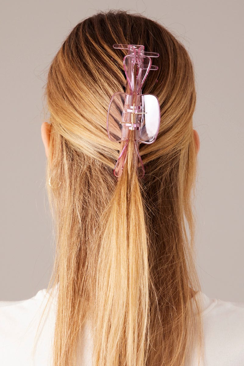 Pink Large Claw Clip for YouandAll Fashion