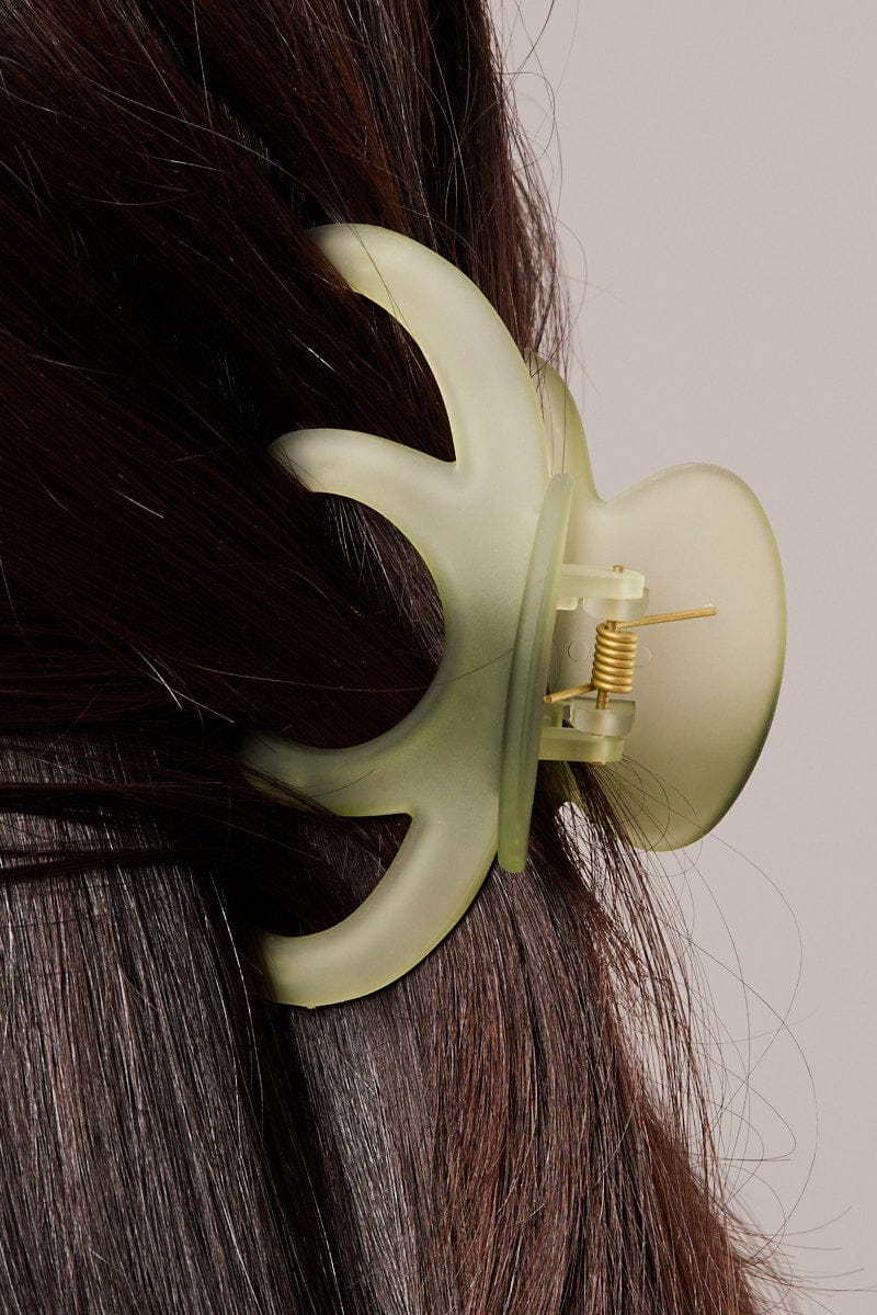 Green Hair Claw Clip for YouandAll Fashion