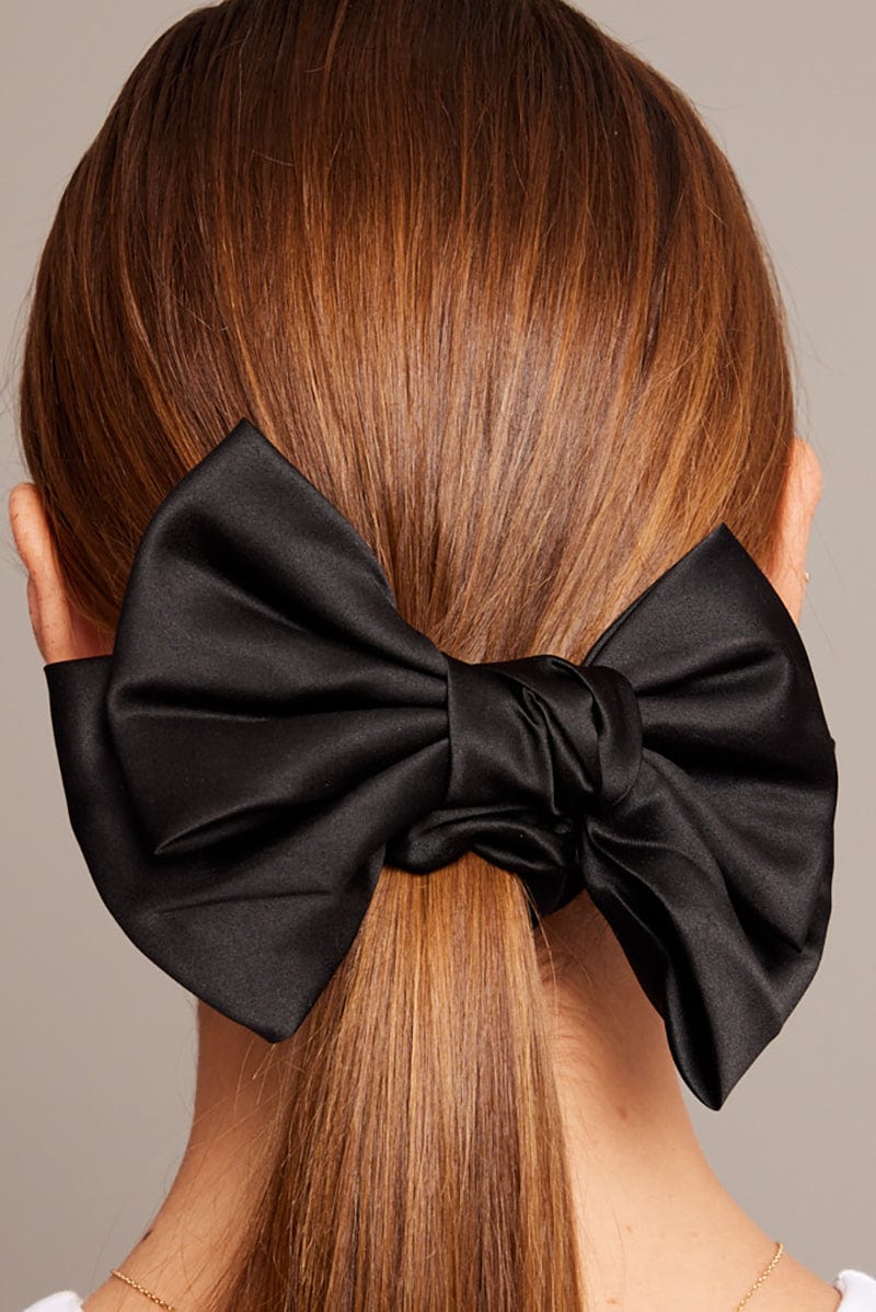 Black Bow Scrunchie for YouandAll Fashion